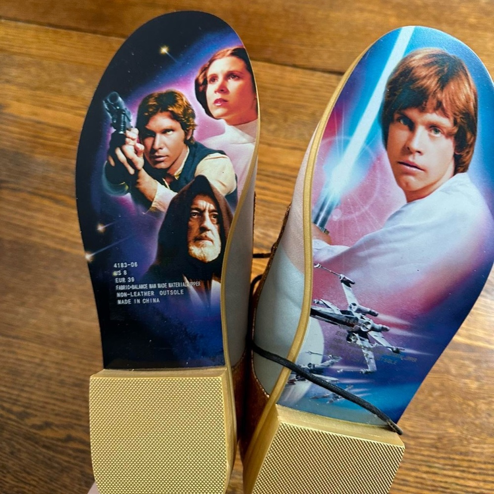 Star Wars Copper and Blue Character Shoes - Picture 8 of 8